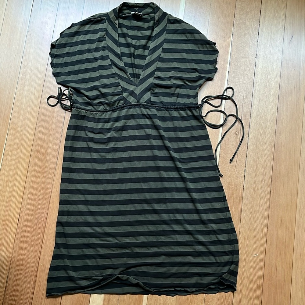 Ella Moss striped knit dress size M